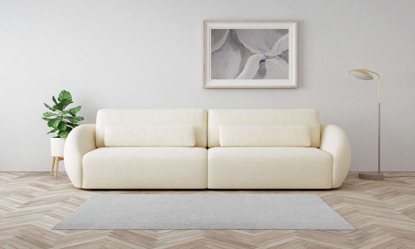 Places of Style Big-Sofa Covile, Breite 306 cm, 2 Zierkissen inklusive, Che günstig online kaufen