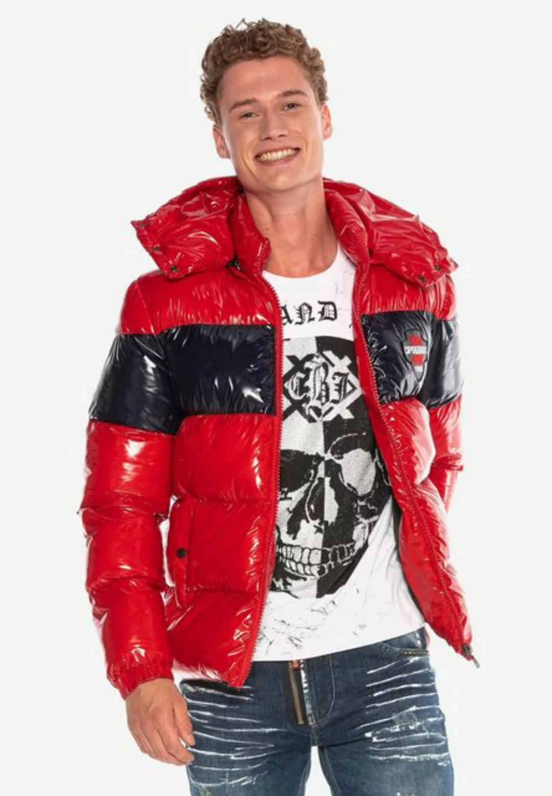 Cipo & Baxx Steppjacke im coolen Winterlook günstig online kaufen