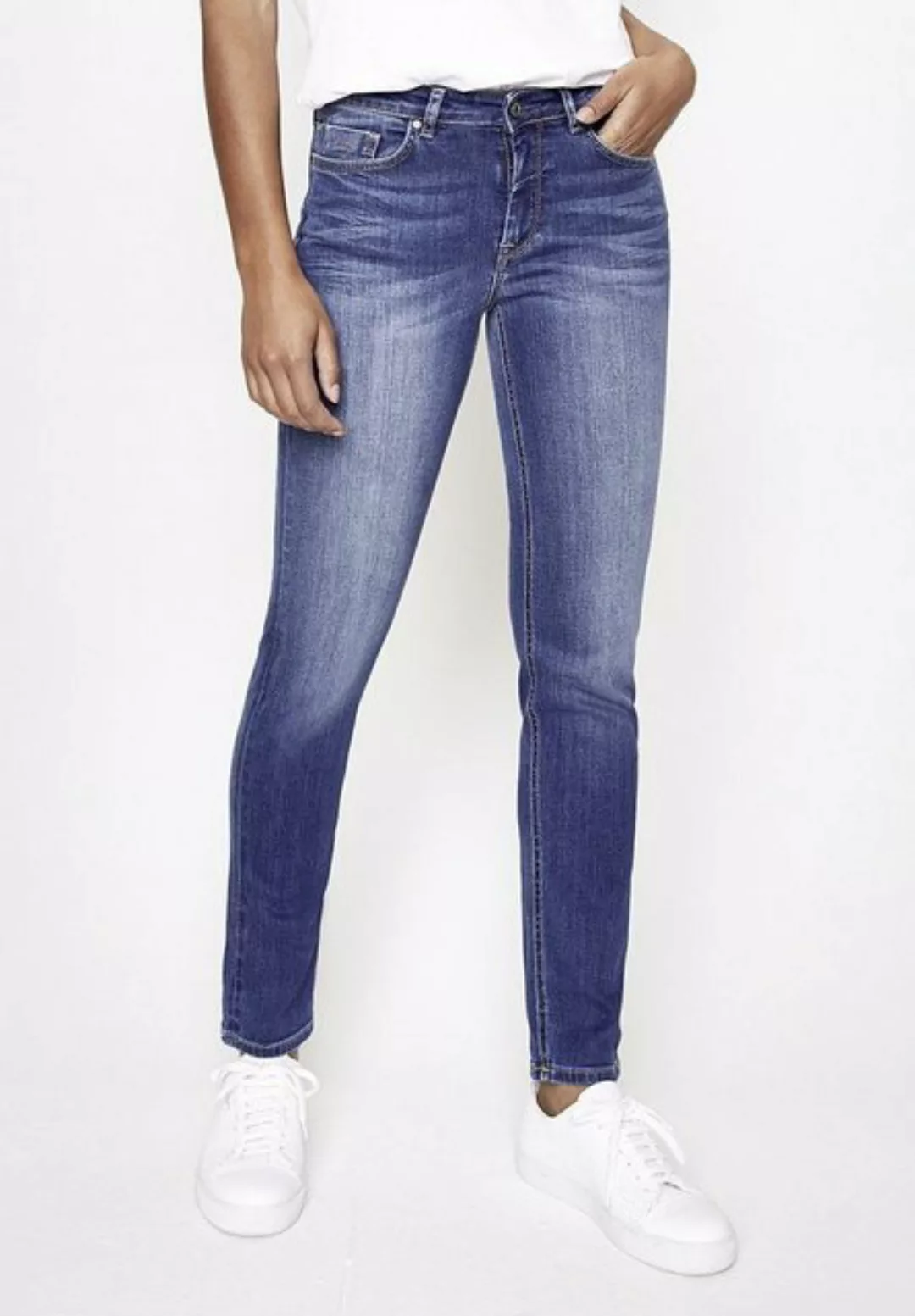 FIVE FELLAS Straight-Jeans "MAGGY", nachhaltig, Italien, Stretch, magic sha günstig online kaufen