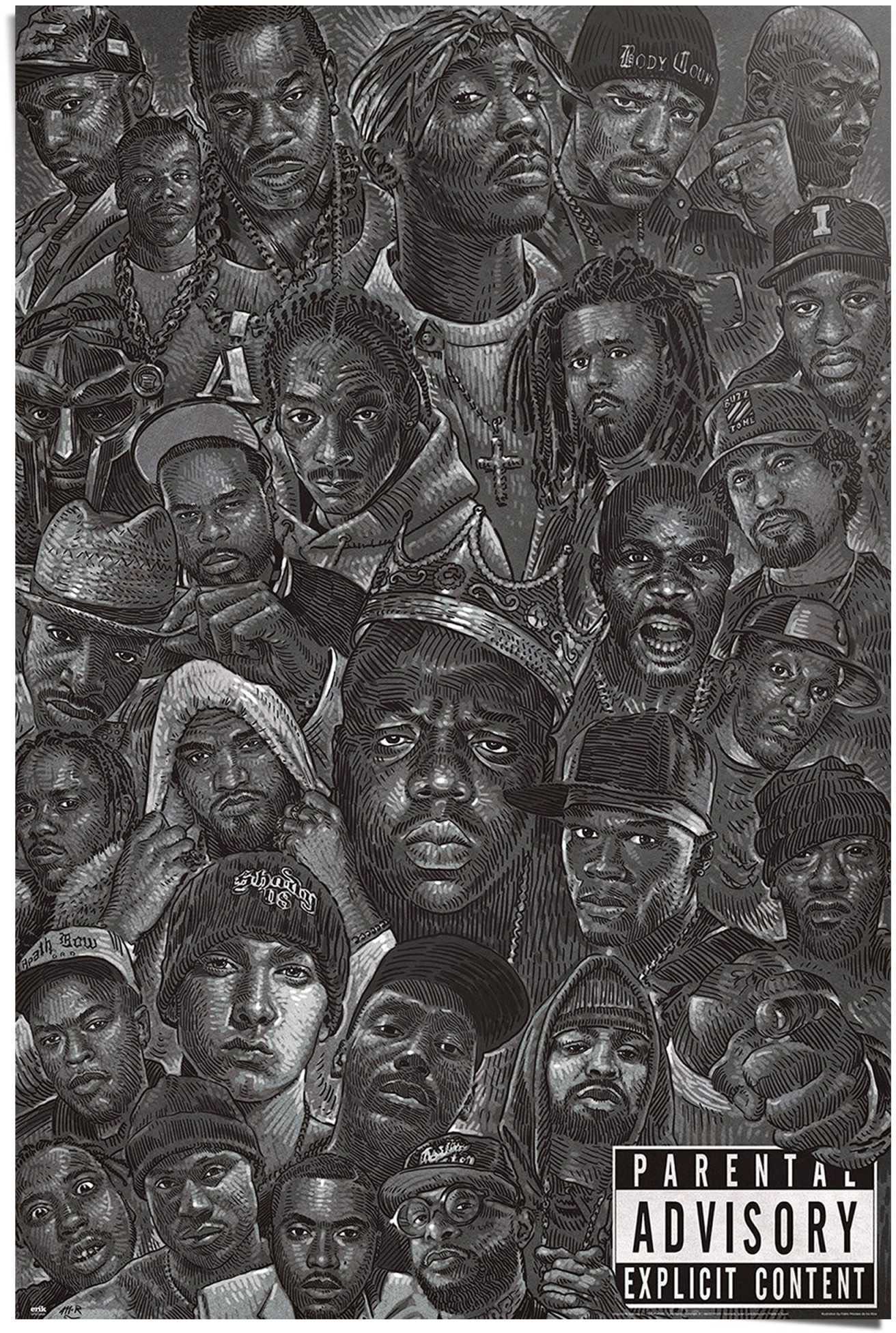 Reinders Poster "Rap Ikonen" günstig online kaufen