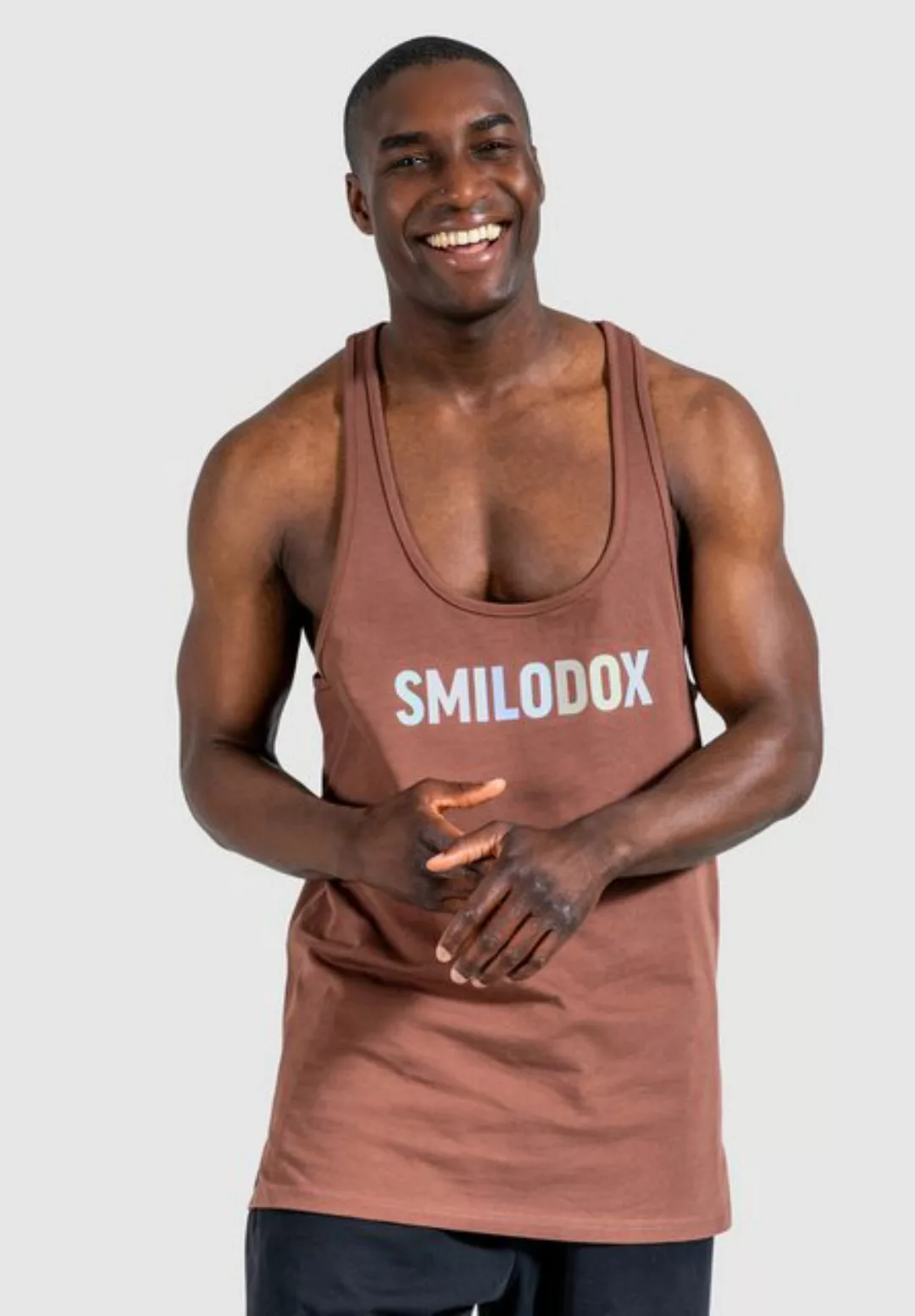 Smilodox Tanktop Branson 100% Baumwolle günstig online kaufen