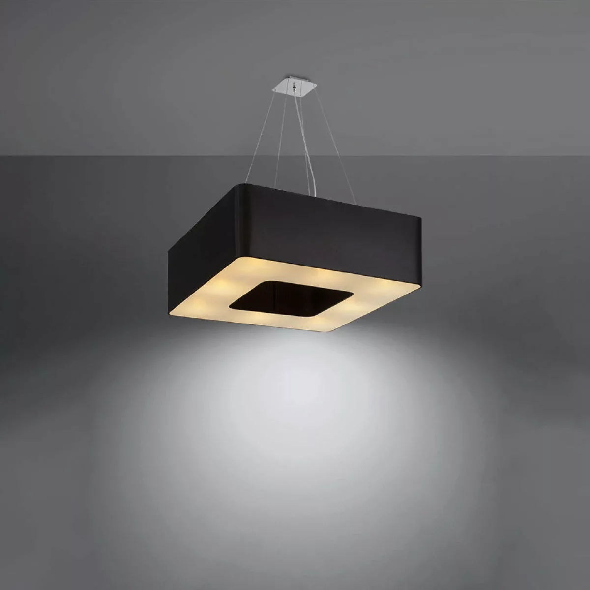 Sollux Lighting Kronleuchter Urano 60 Schwarz günstig online kaufen