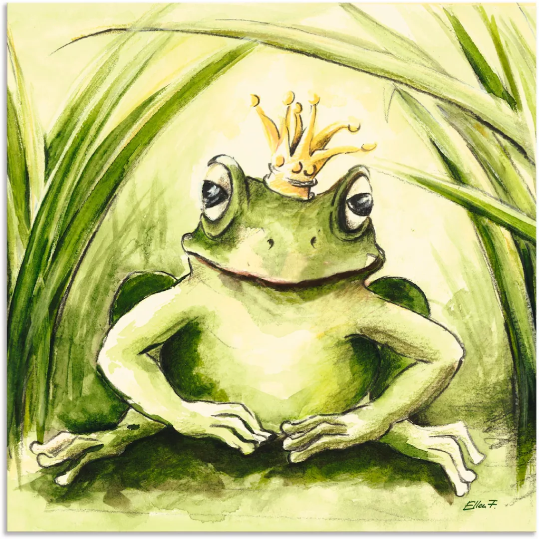 Artland Wandbild "Kleiner Frosch", Geschichten & Märchen, (1 St.) günstig online kaufen