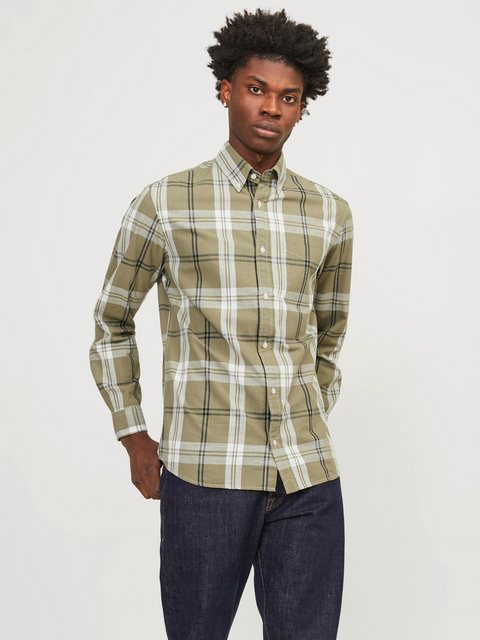 Jack & Jones Langarmhemd JPRBLUBROOK SLUB CHECK SHIRT L/S LN günstig online kaufen