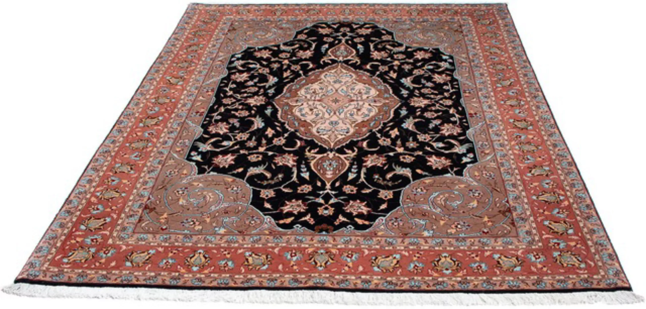 morgenland Orientteppich »Perser - Täbriz - Royal - 201 x 155 cm - dunkelbl günstig online kaufen