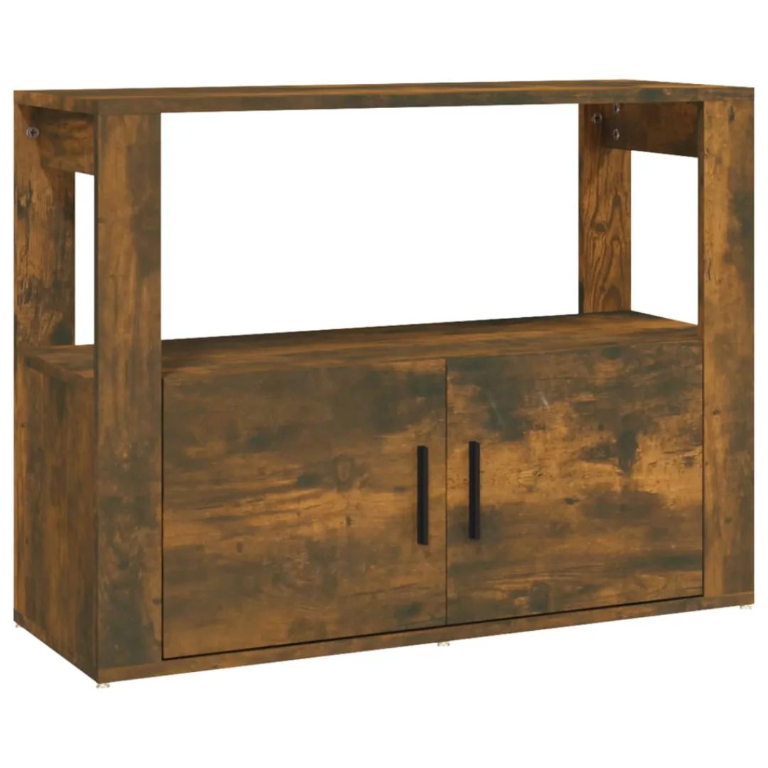 Vidaxl Sideboard Räuchereiche 80x30x60 Cm Holzwerkstoff günstig online kaufen