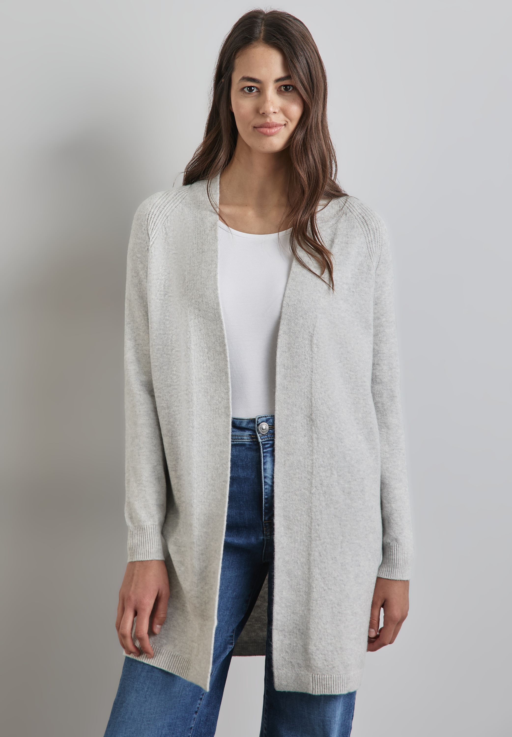 STREET ONE Cardigan, verschlusslos günstig online kaufen