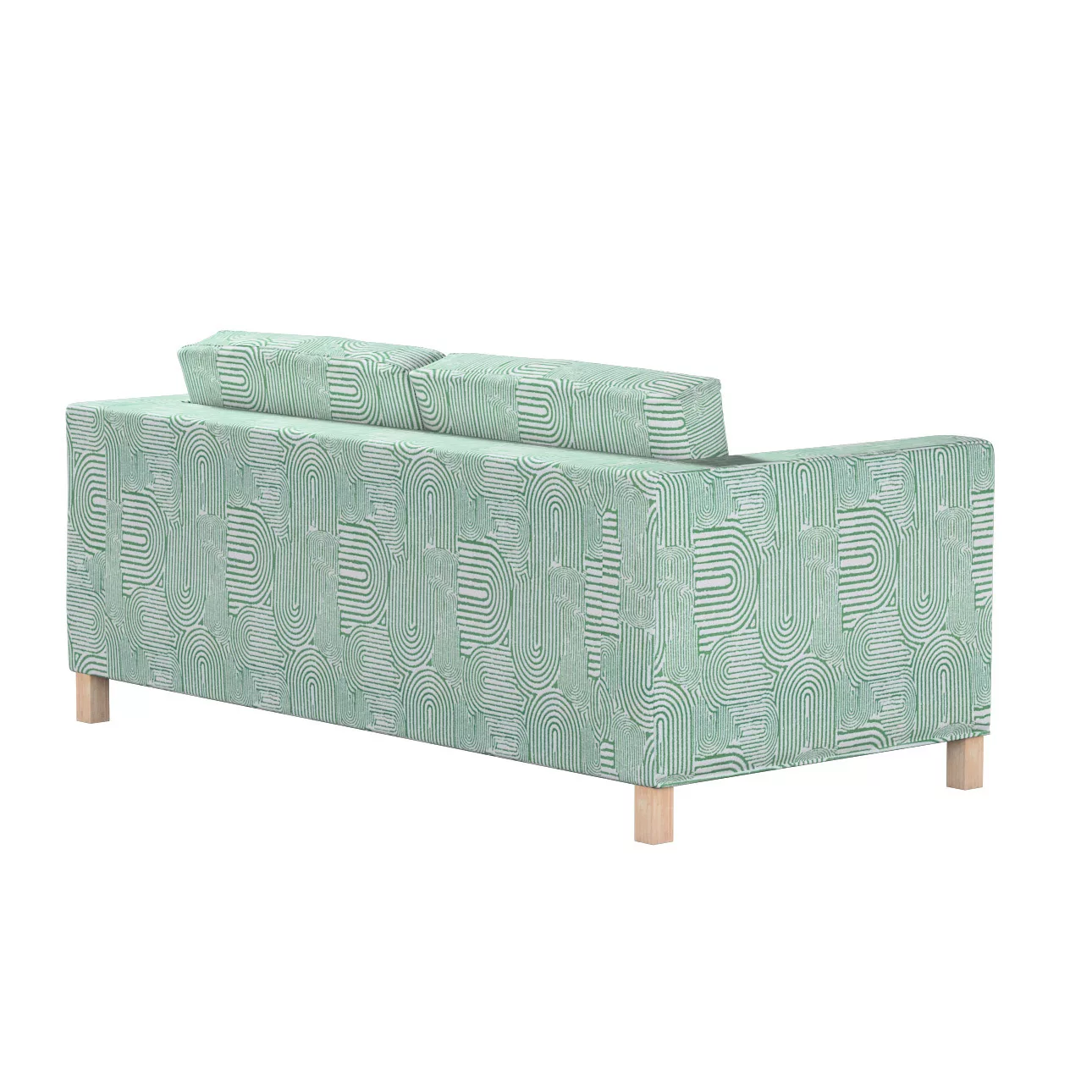 Bezug für Karlanda Schlafsofa, kurz, mintgrün-ecru, Bezug für Schlafsofa Ka günstig online kaufen