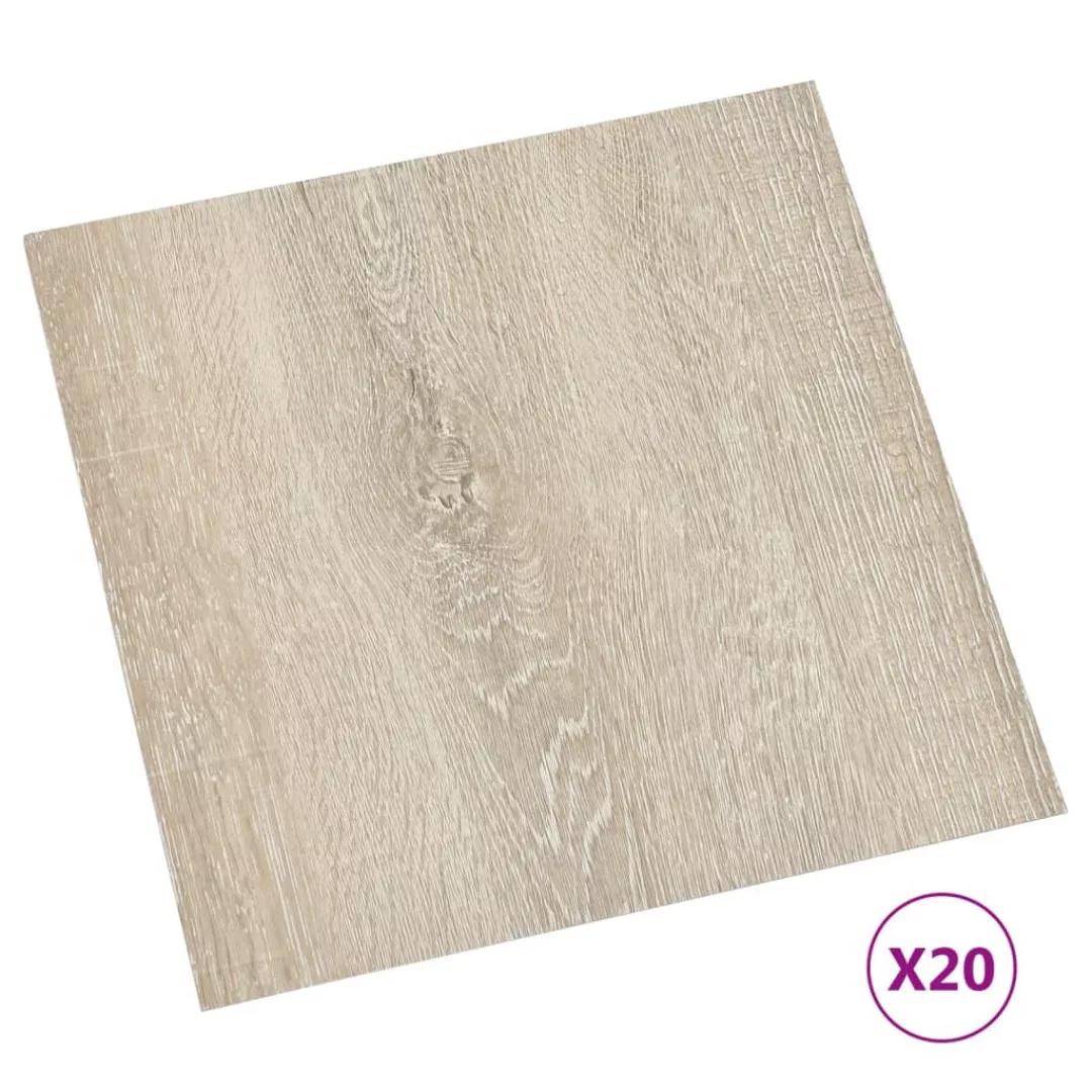 Pvc-fliesen Selbstklebend 20 Stk. 1,86 M² Beige günstig online kaufen