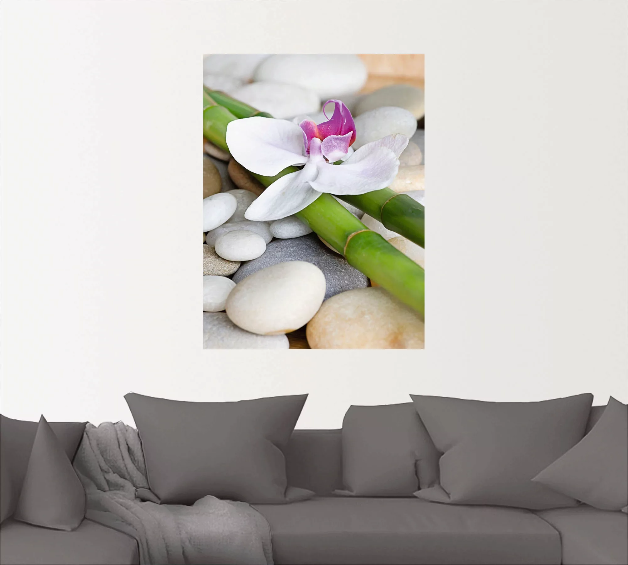 Artland Wandbild »Zen Orchidee«, Zen, (1 St.), als Alubild, Outdoorbild, Le günstig online kaufen