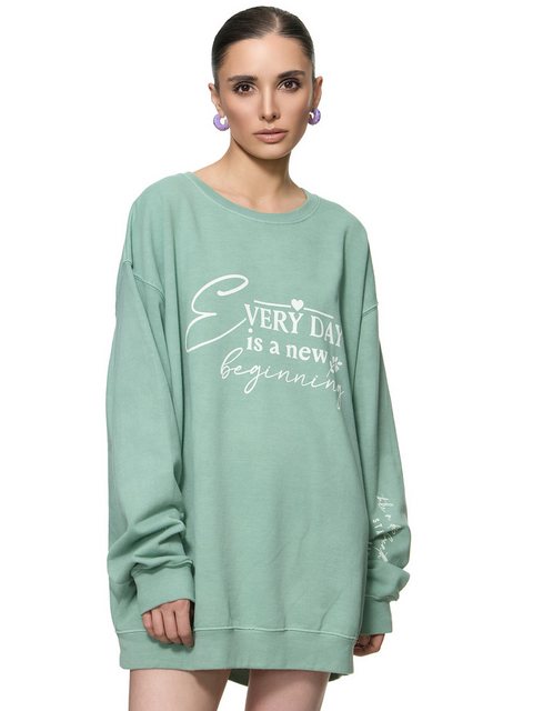 Worldclassca Sweatshirt Worldclassca Oversized Sweatshirt EVERY DAY Print L günstig online kaufen