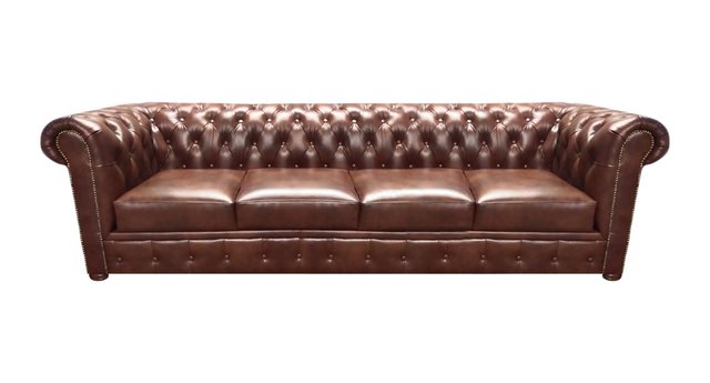 JVmoebel Chesterfield-Sofa Wohnzimmer Sofa Viersitzer Couch Polstermöbel Le günstig online kaufen