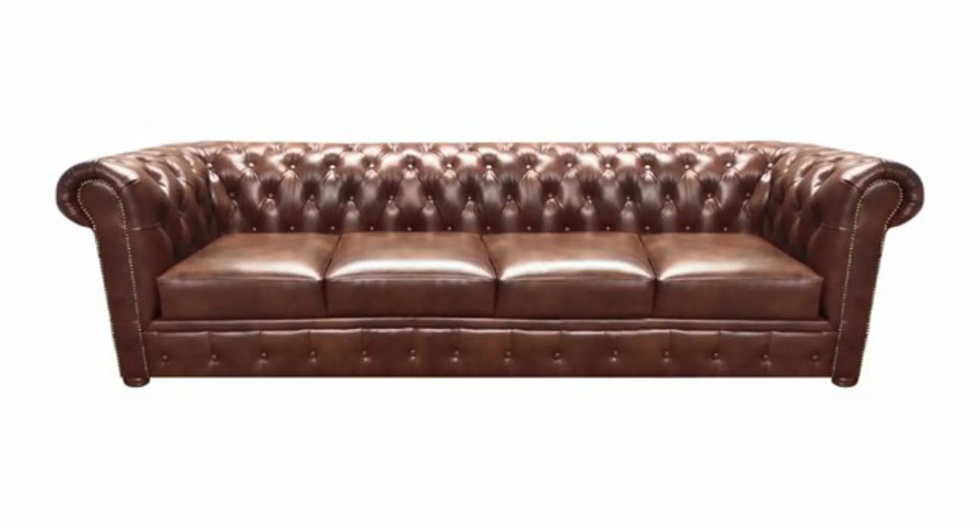 JVmoebel Chesterfield-Sofa Wohnzimmer Sofa Viersitzer Couch Polstermöbel Le günstig online kaufen