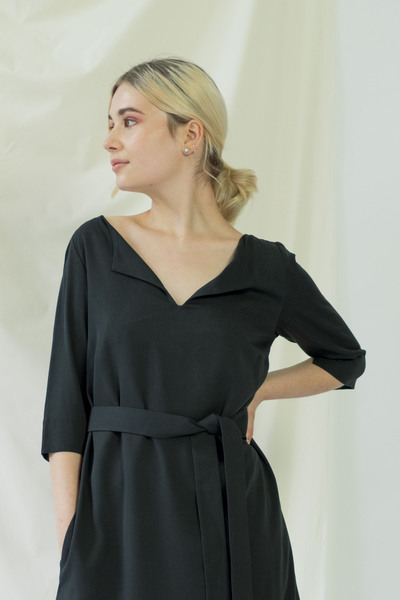 Kleid Mit Optionalem Gürtel günstig online kaufen