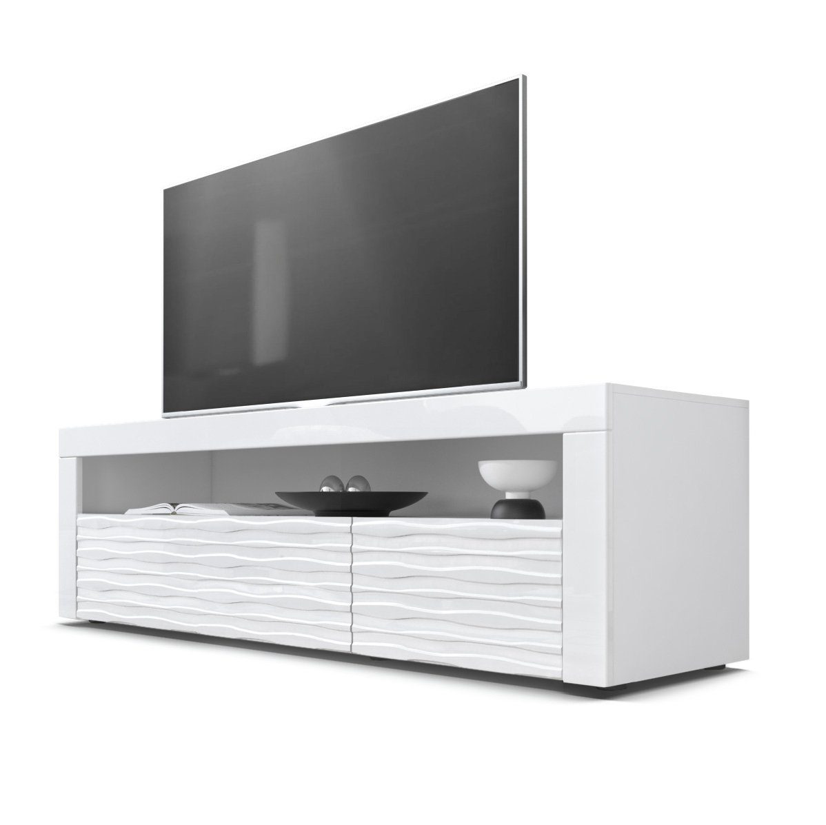 Vladon Sideboard Valencia 3D (TV-Kommode, mit günstig online kaufen