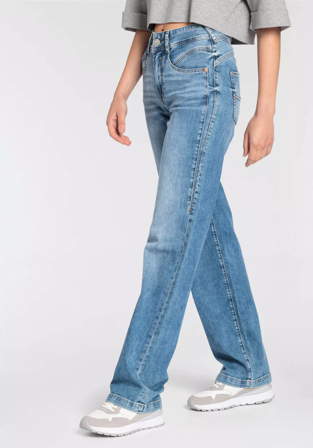 Herrlicher Straight-Jeans Gila Sailor Long Light Denim günstig online kaufen