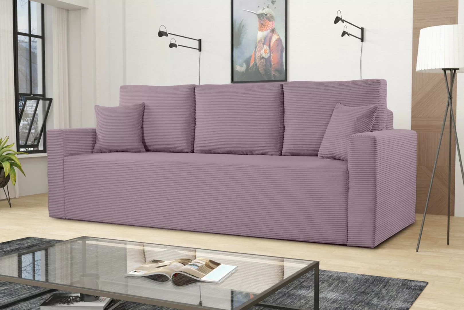 Kaiser Möbel Sofa Modernes Sofa ZOOM mit Schlaffunktion, mit Bettfunktion u günstig online kaufen