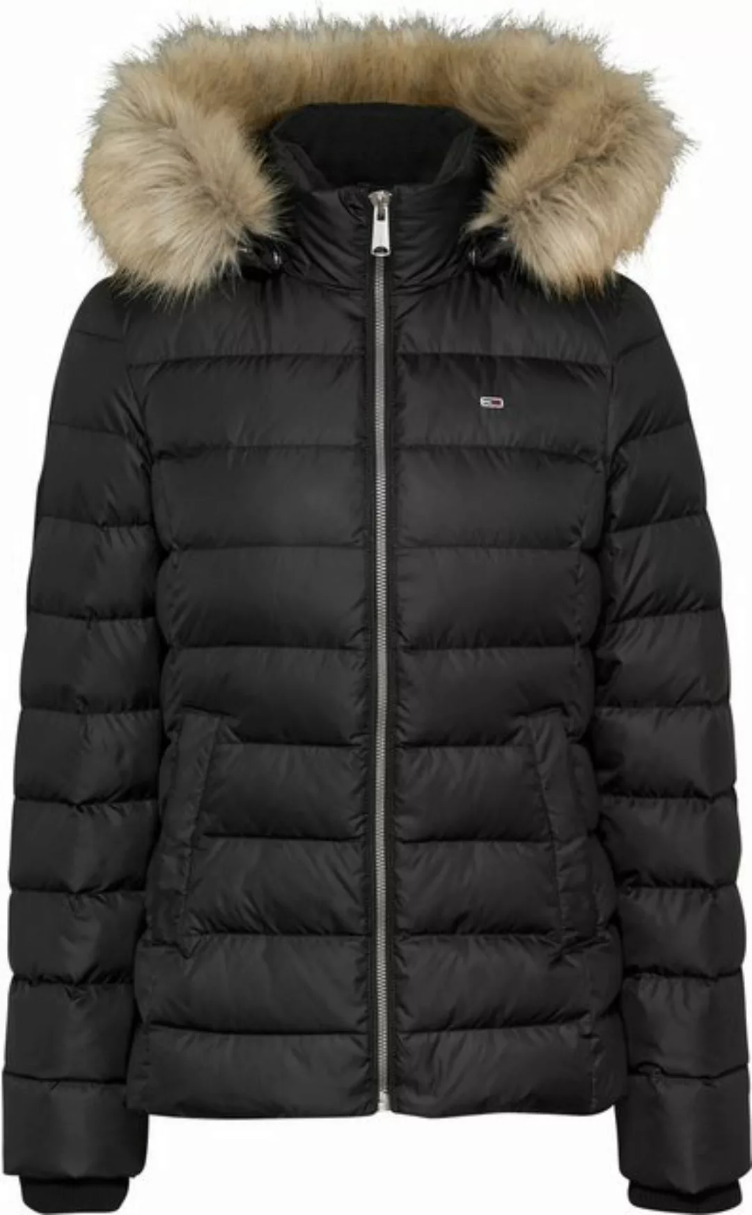 Tommy Jeans Steppjacke TJW BASIC HOODED DOWN JACKET EXT mit Logostickerei günstig online kaufen