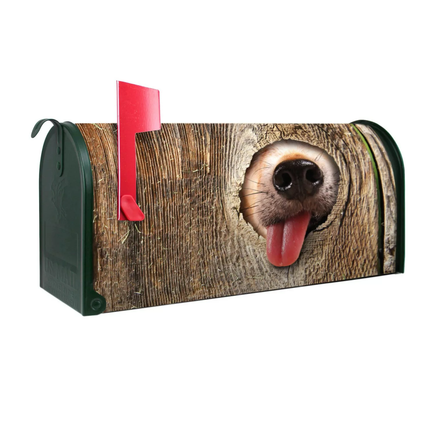 Banjado Amerikanischer Briefkasten Grün 48x22x16cm US Mailbox Letterbox Pos günstig online kaufen