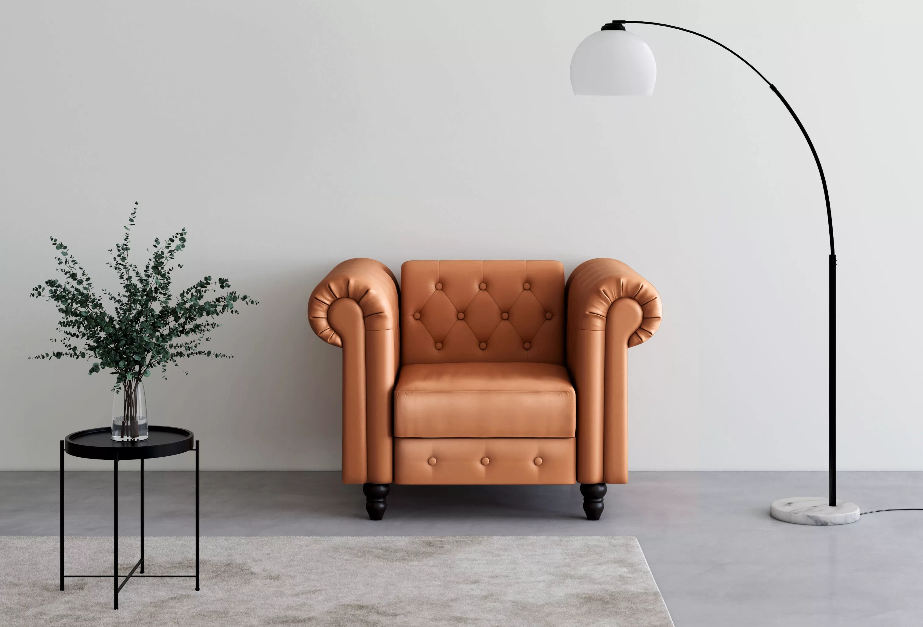 Dorel Home Chesterfield-Sessel »Felix«, mit Rückenlehne 3-fach verstellbar, günstig online kaufen