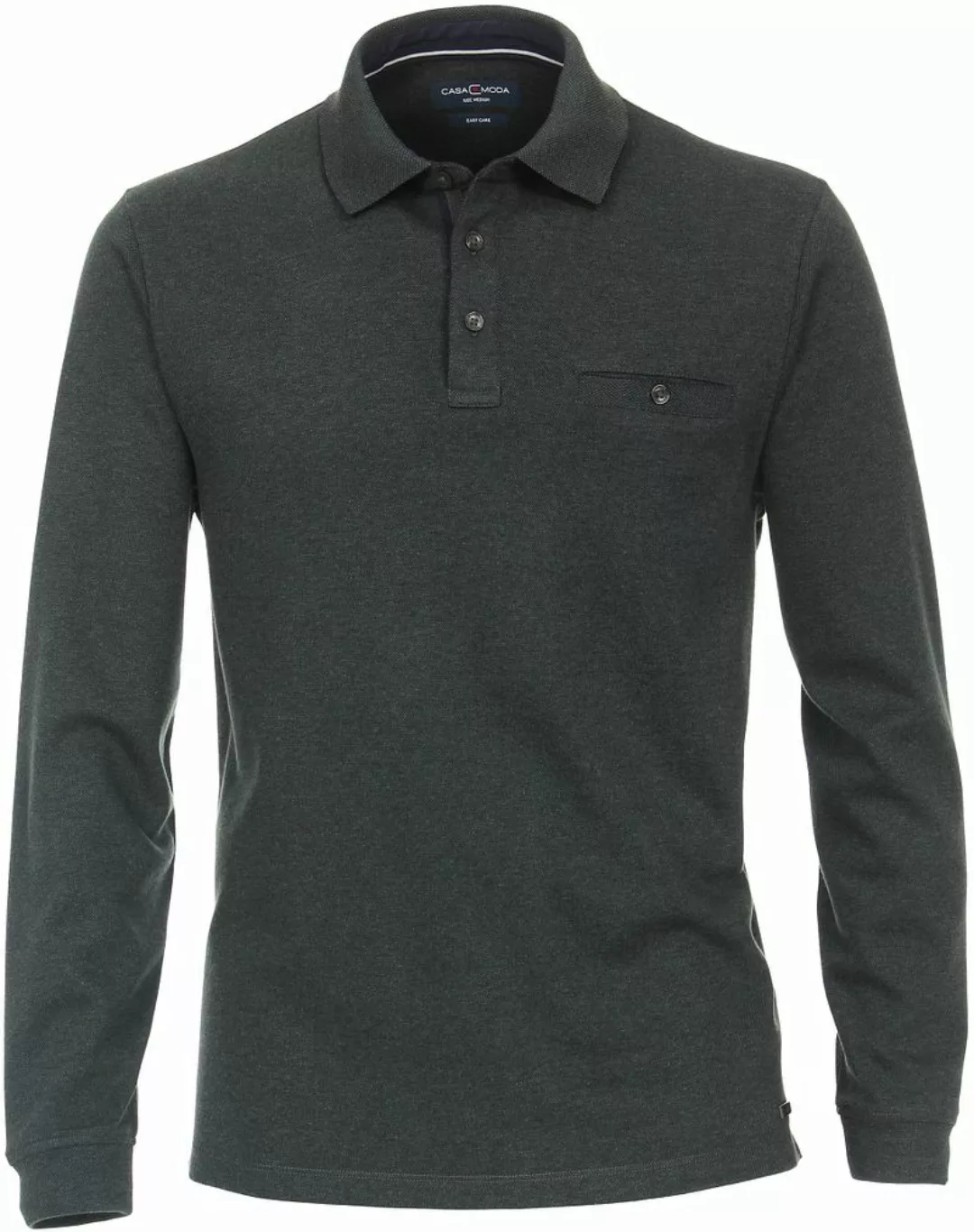 CASAMODA Langarm-Poloshirt "CASAMODA Polo-Shirt Langarm gestreift" günstig online kaufen