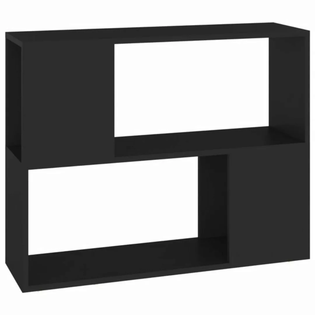 vidaXL TV-Schrank TV-Schrank Schwarz 80x24x63 cm Spanplatte Lowboard günstig online kaufen