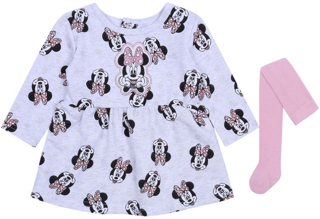 Sarcia.eu Druckkleid Graues Kleid+Strumpfhose Minnie Mouse DISNEY 9-12 Mona günstig online kaufen