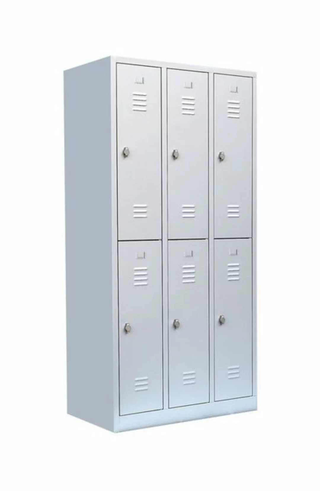 Steelboxx Spind XL Spind 6 Fächer Schließfachschrank Garderobenschrank H 19 günstig online kaufen