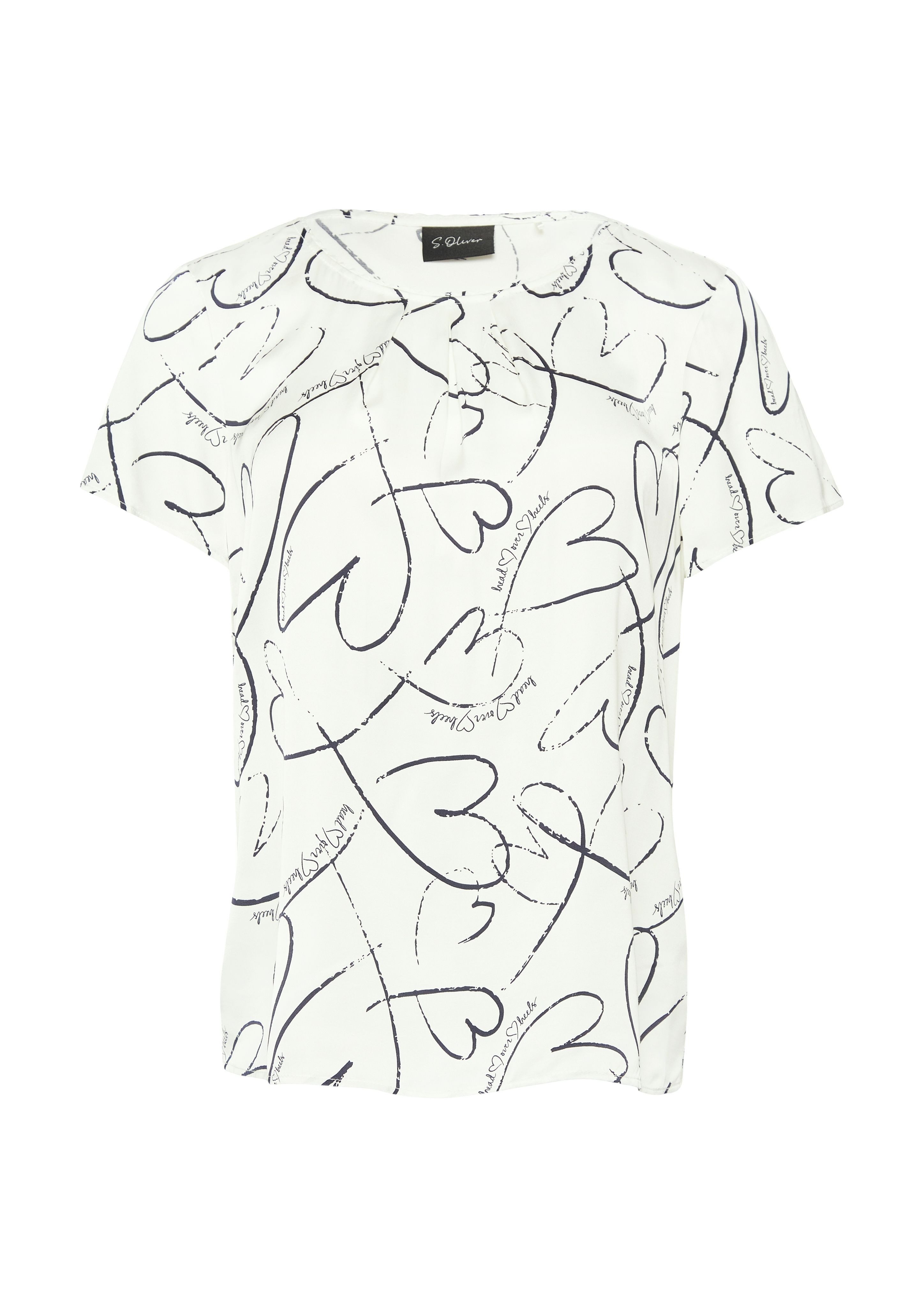 s.Oliver BLACK LABEL Kurzarmbluse günstig online kaufen