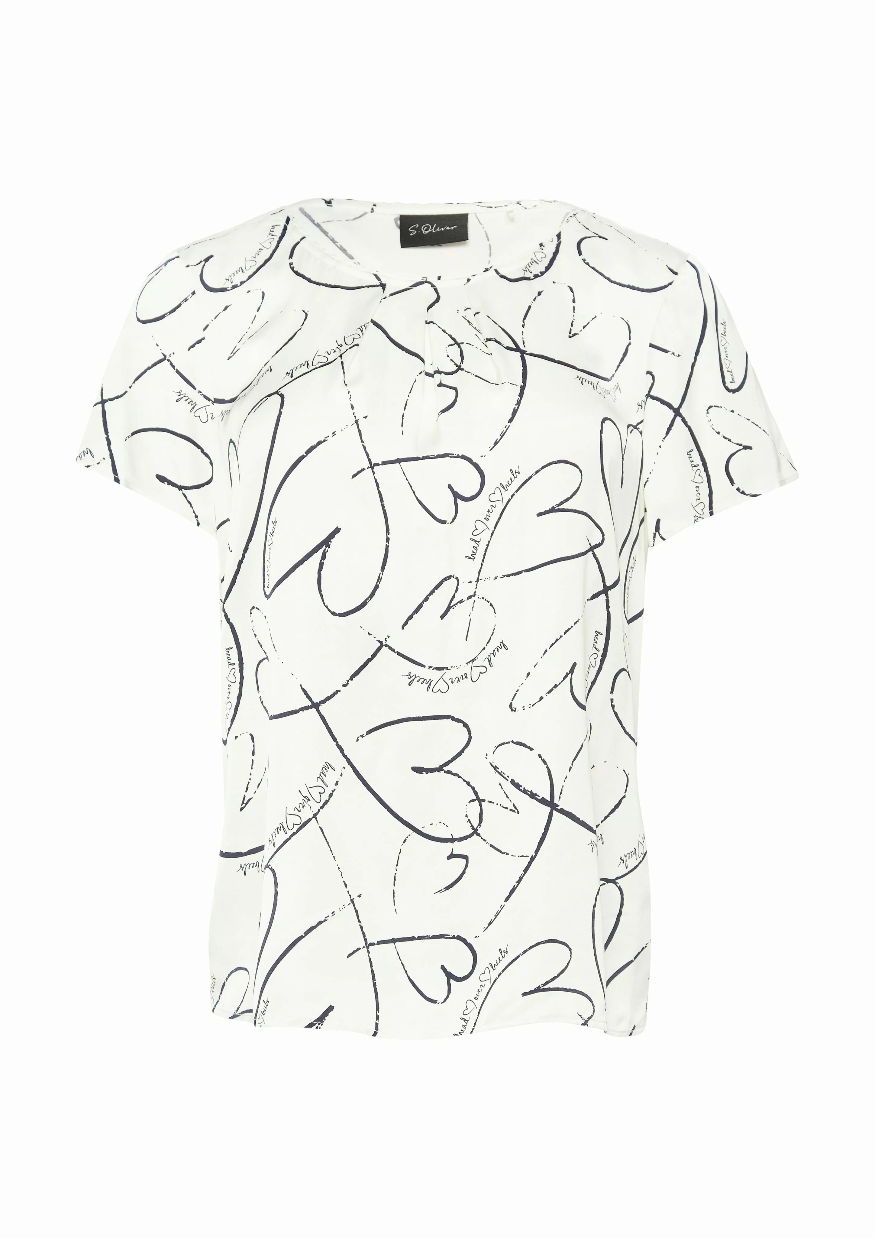 s.Oliver BLACK LABEL Kurzarmbluse günstig online kaufen