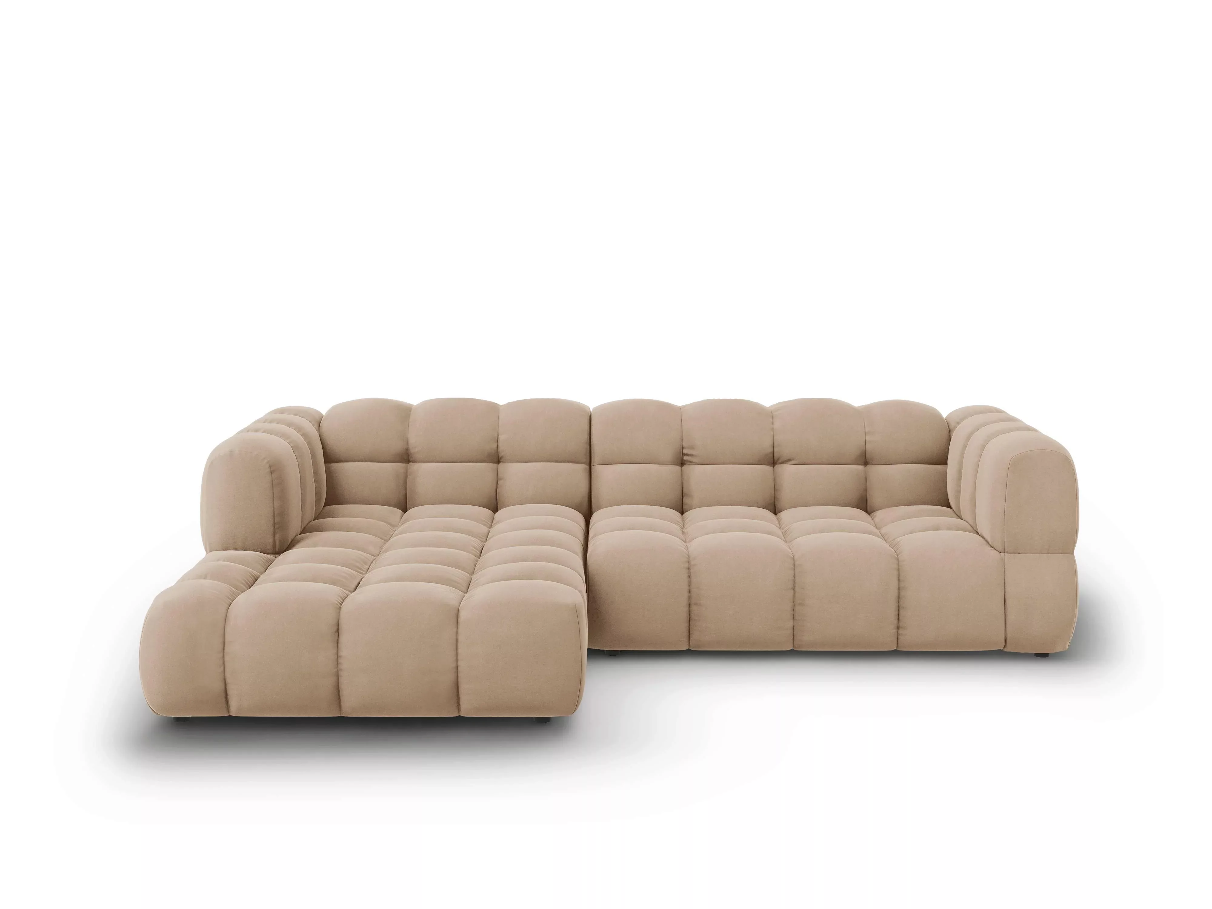 Cosmopolitan Design | 4-Sitzer-Ecksofa Sky links Samt günstig online kaufen