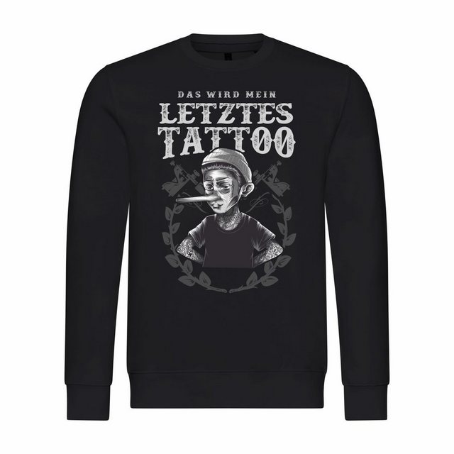 deinshirt Kapuzenpullover Herren Pullover Das wird mein letztes Tattoo Mit günstig online kaufen