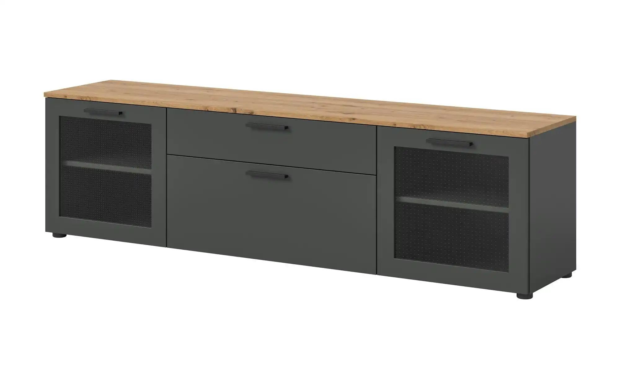 Lowboard   ¦ grau ¦ Maße (cm): B: 185 H: 52 Kommoden & Sideboards > Lowboar günstig online kaufen