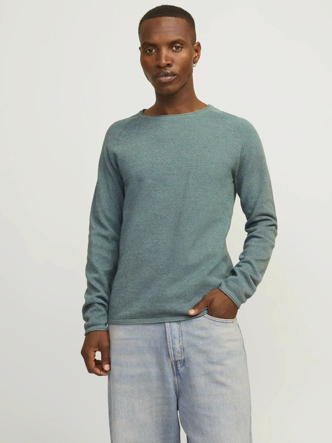 Jack & Jones Rundhalspullover JJEHILL KNIT CREW NECK NOOS günstig online kaufen