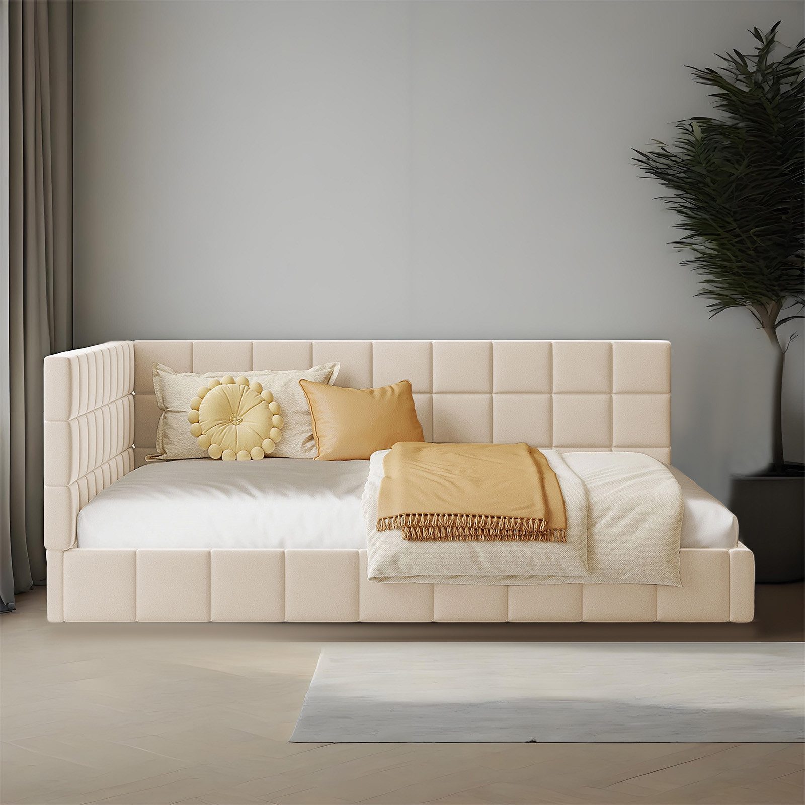 MODFU Schlafsofa Polsterbett, 140x200 cm mit günstig online kaufen