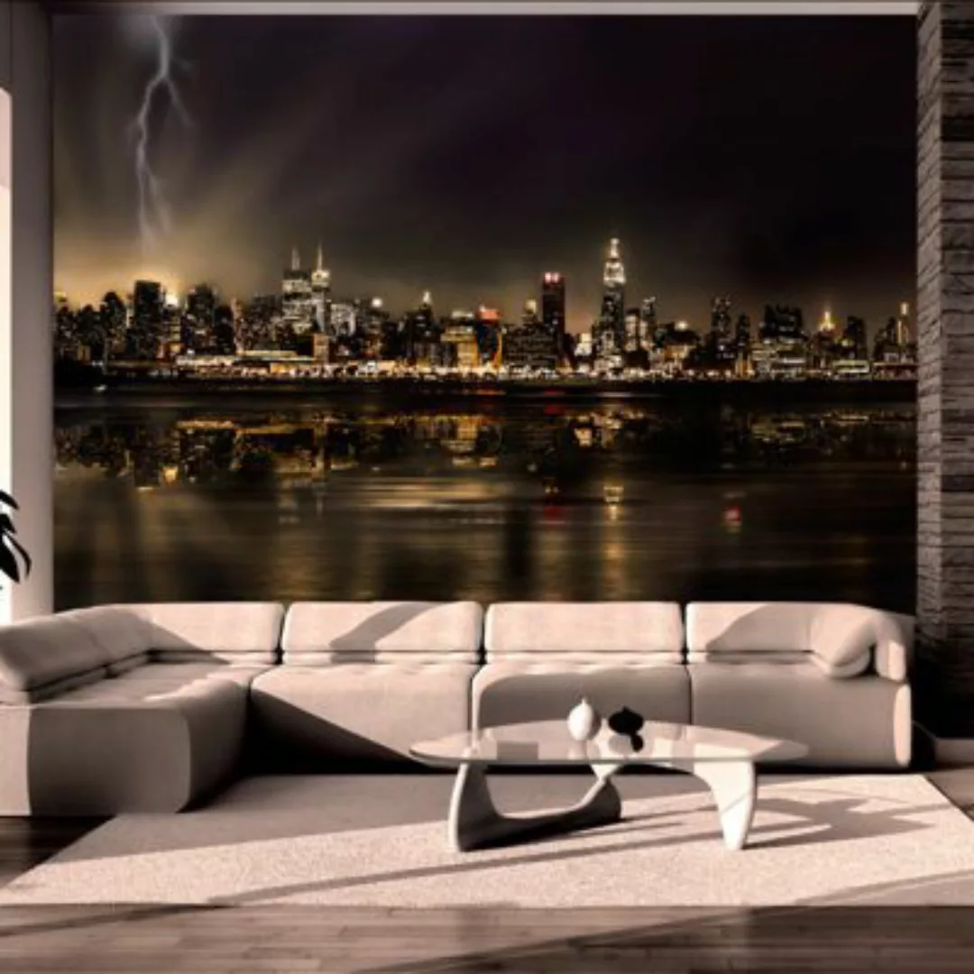 artgeist Fototapete Storm in New York City mehrfarbig Gr. 100 x 70 günstig online kaufen