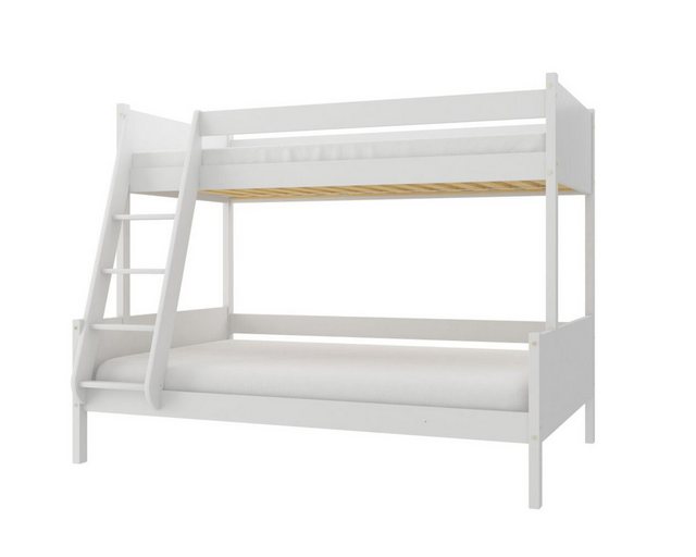 Deine Möbel 24 Etagenbett NIKO aus Massivholz 90x200 120x200 cm (Hochbett K günstig online kaufen