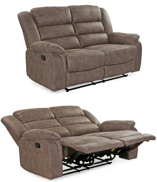 luma-home 2-Sitzer 15133, Sofa mit halbautomatischer Relaxfunktion 153 cm b günstig online kaufen