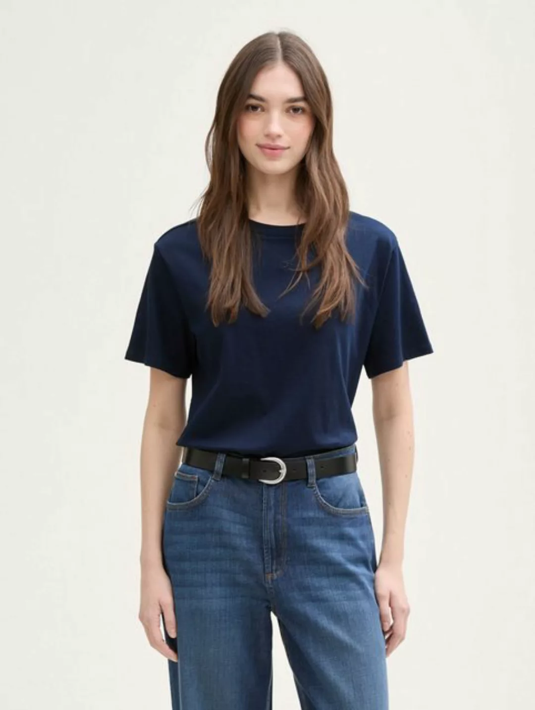 TOM TAILOR Denim T-Shirt Boxy Fit T-Shirt günstig online kaufen