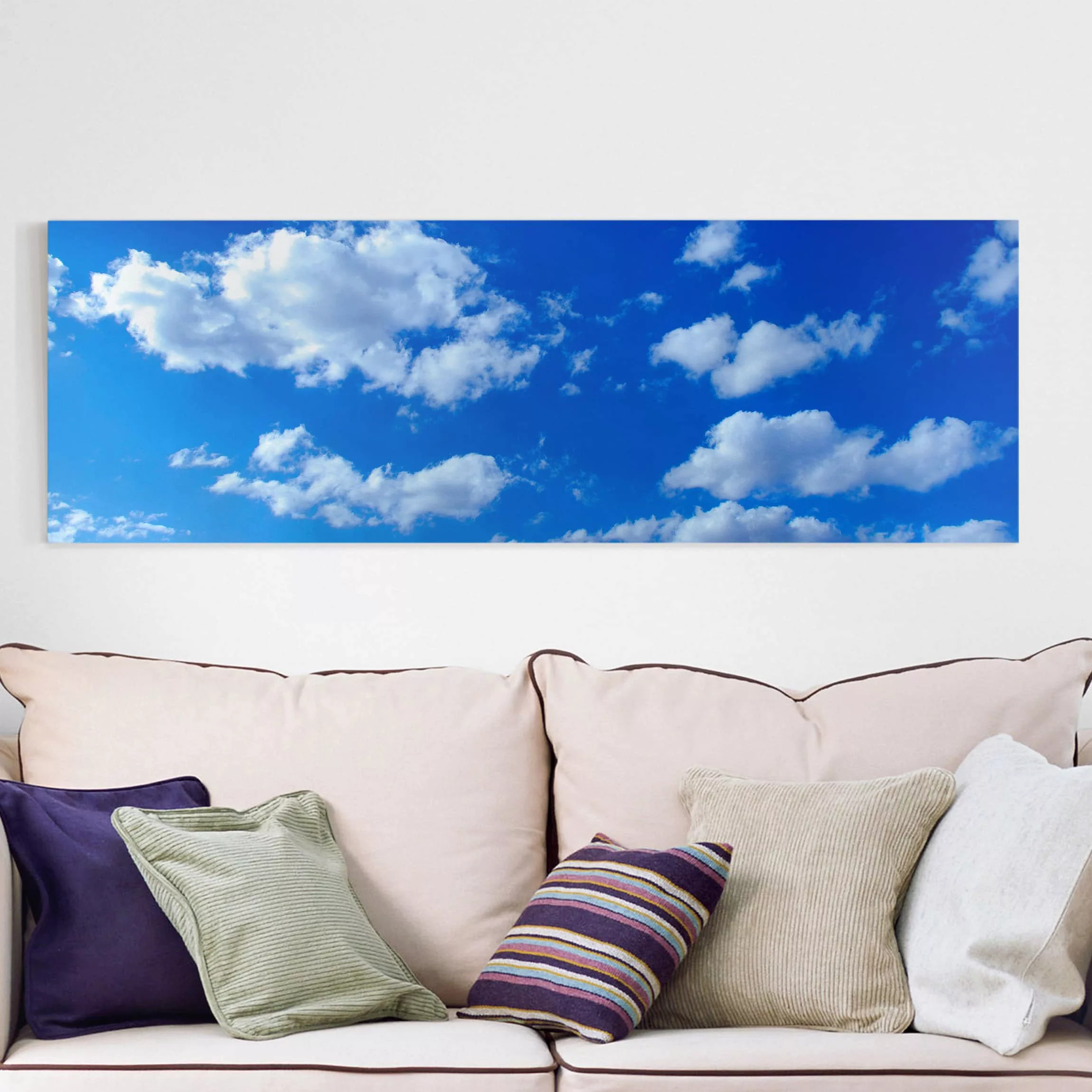 Leinwandbild Himmel - Panorama Wolkenhimmel günstig online kaufen