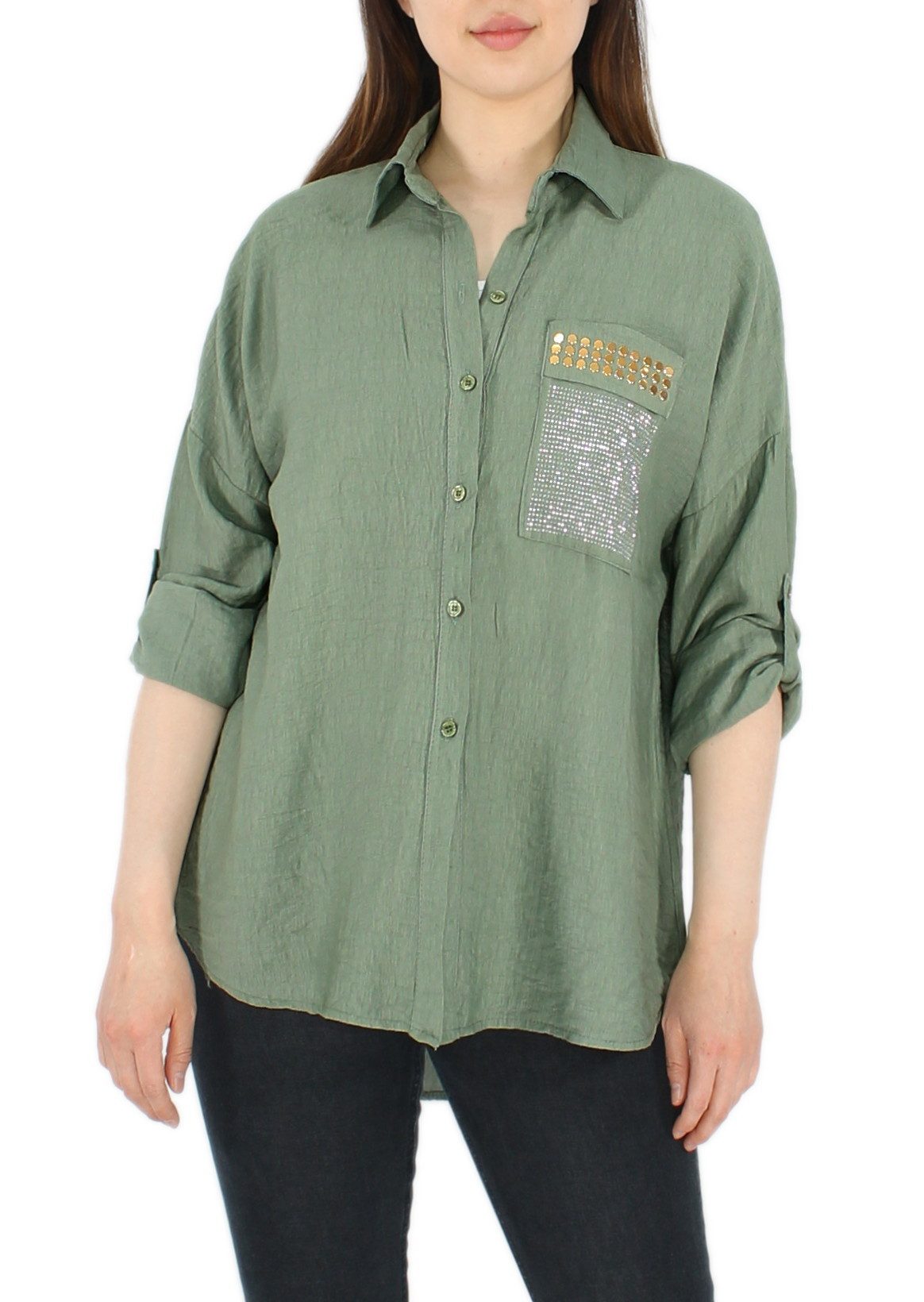 dy_mode Tunika Damenbluse Tunika Elegante Longbluse günstig online kaufen