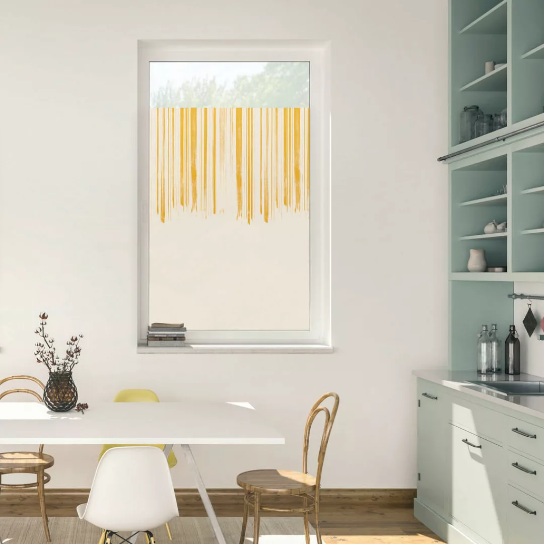 LICHTBLICK Fensterfolie Flowing Honey  Flowing Honey senf B/L: ca. 50x50 cm günstig online kaufen