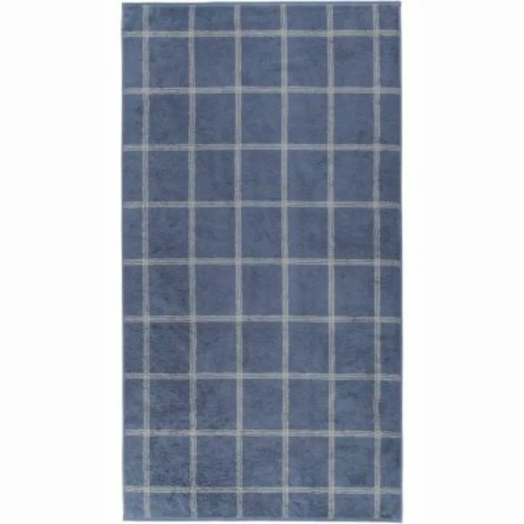 Cawö Handtücher Luxury Home Two-Tone Grafik 604 nachtblau - 10 Handtücher G günstig online kaufen