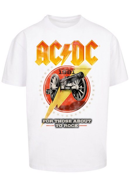 F4NT4STIC T-Shirt ACDC Rock Band Shirt For Those About To Rock 1981 Print günstig online kaufen