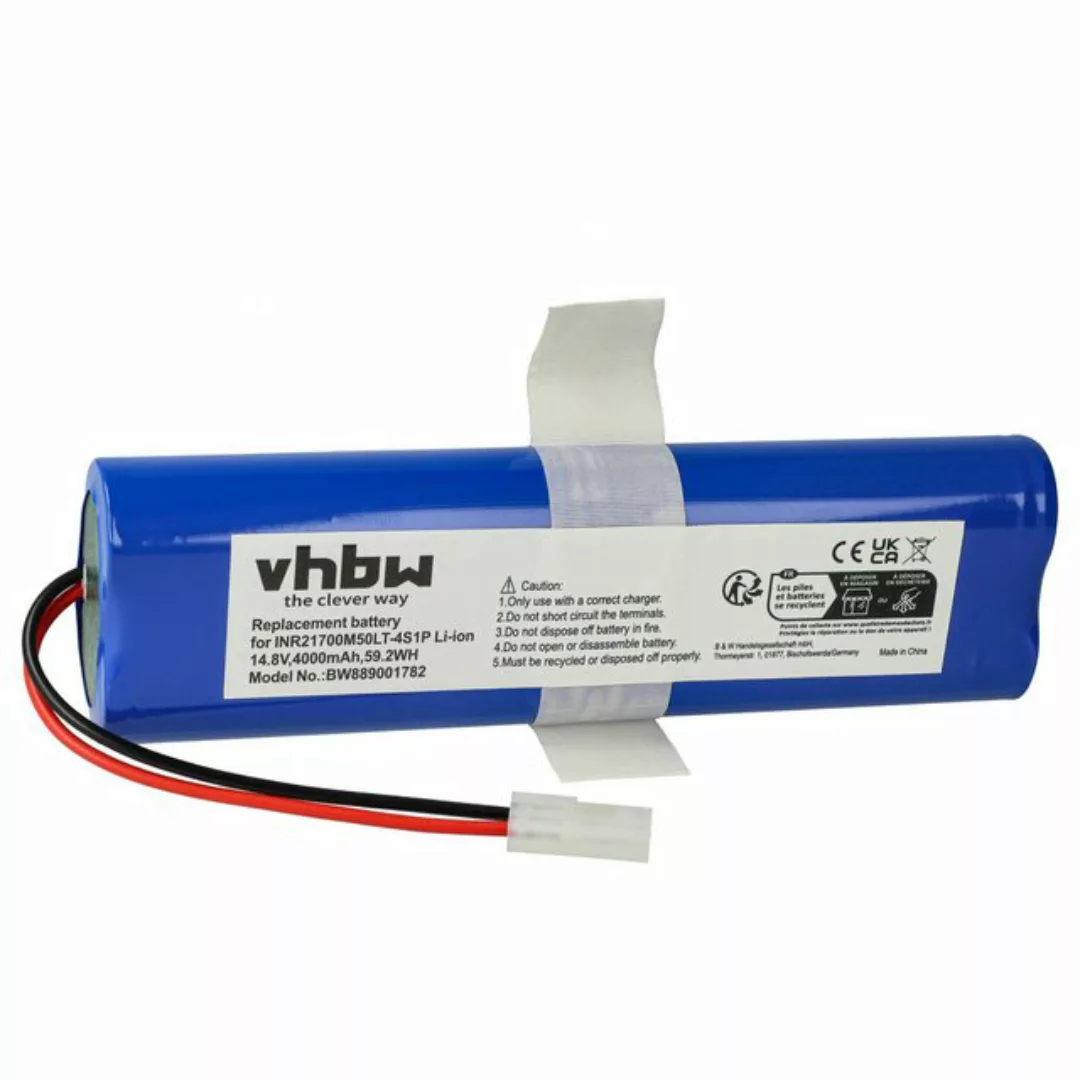 vhbw Ersatz für 360 INR21700M50LT-4S1P für Saugroboter (4000 mAh, 14,8 V, S günstig online kaufen