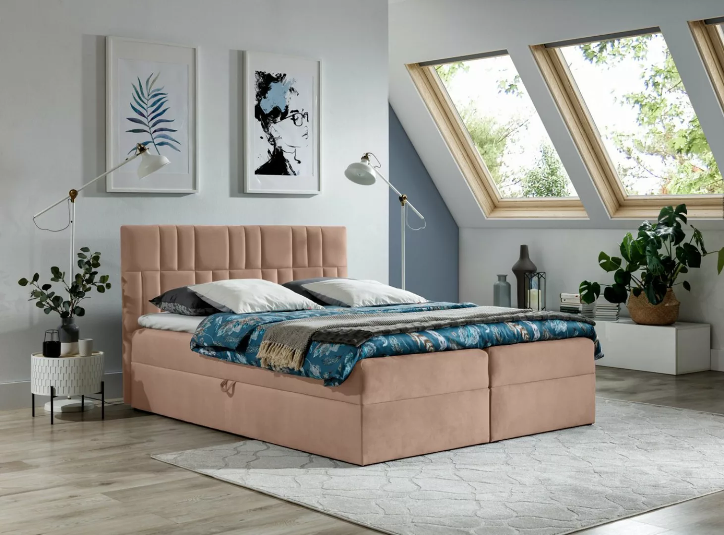 99rooms Boxspringbett Forello (Schlafzimmerbett, Bett), Design günstig online kaufen