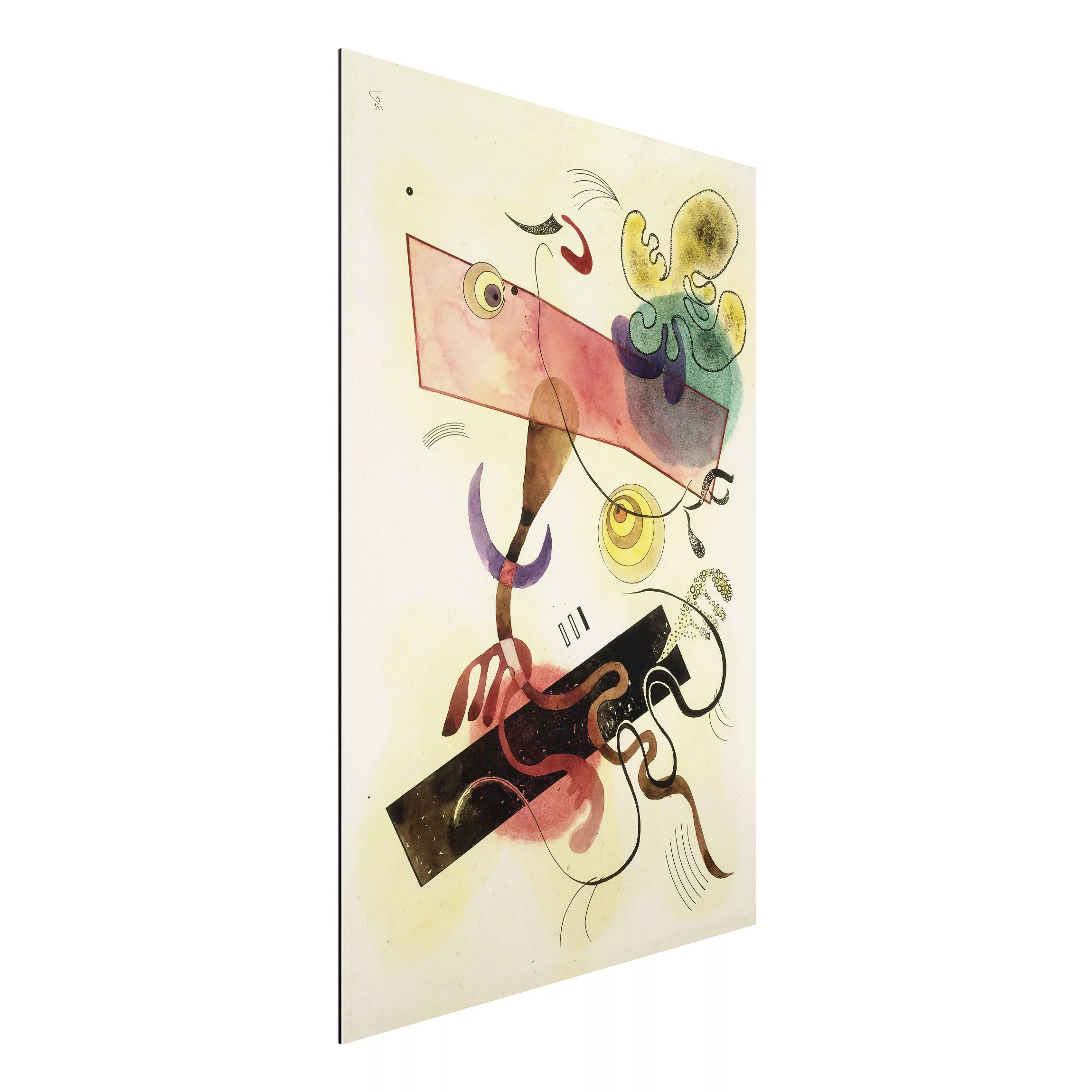 Alu-Dibond Bild Kunstdruck - Hochformat 2:3 Wassily Kandinsky - Taches günstig online kaufen