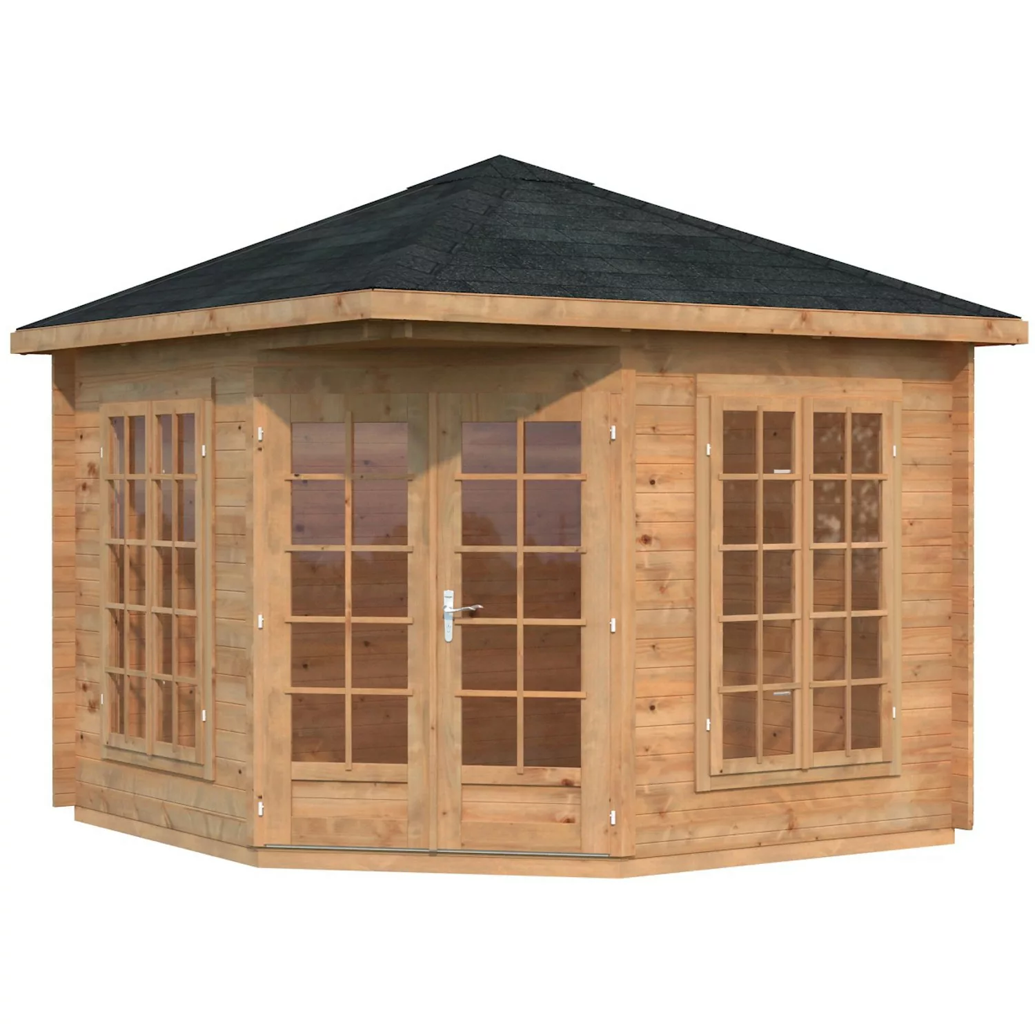 Palmako Gartenhaus "Pavillon Melanie", hellbraun günstig online kaufen