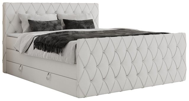 MKS MÖBEL Boxspringbett MIREN KING DUO (Set, Packung, Doppelbett, Kopfteil, günstig online kaufen