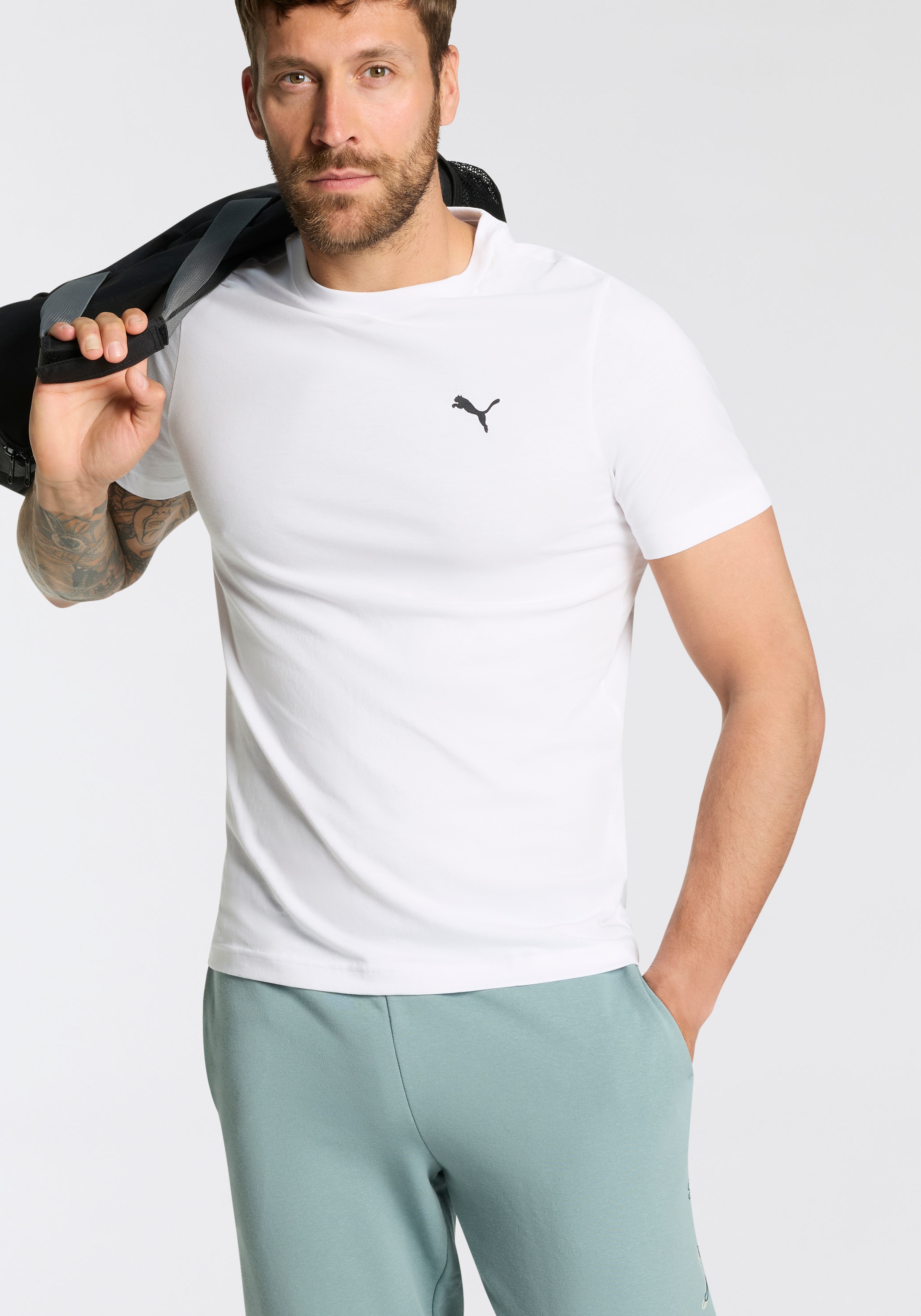 PUMA T-Shirt "ESS LOGO TEE MULTIPACK M", Doppelpack, 2 Stück günstig online kaufen